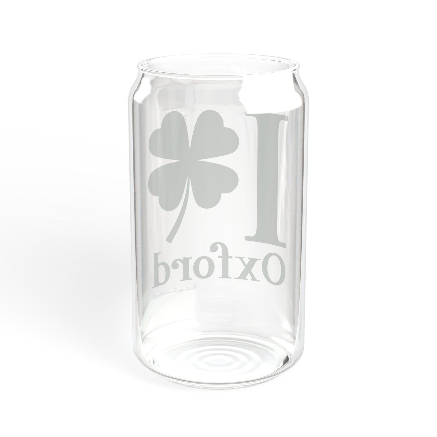 I Clover Oxford Sipper Glass, 16oz