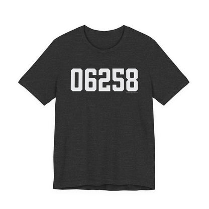 06258 Pomfret CT Zip Code Unisex Jersey Short Sleeve T-Shirt