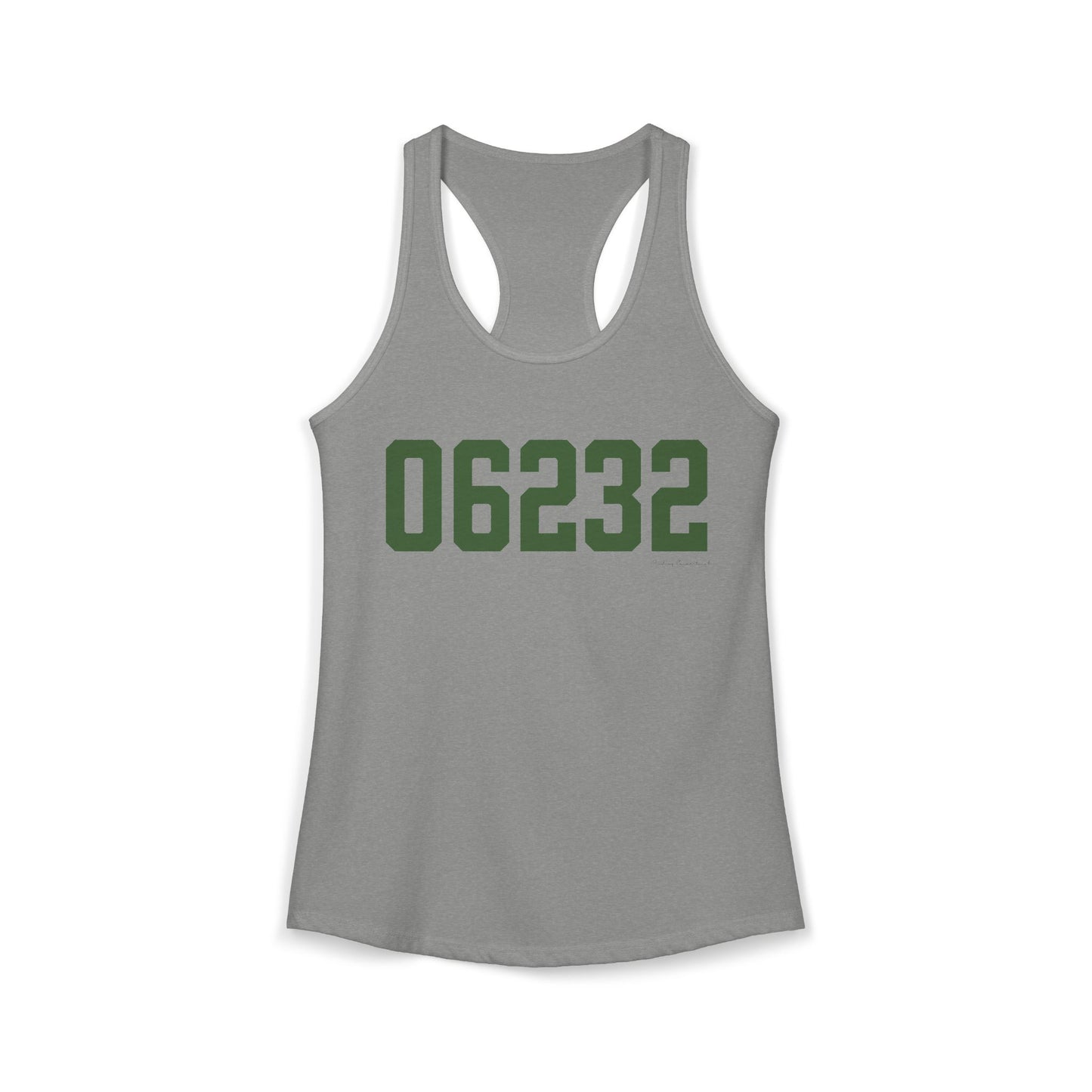 06232 Andover Connecticut Zip Code Women's Ideal Racerback Tank Top