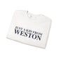 Just a kid from Weston Unisex Heavy Blend™ Crewneck Sweatshirt