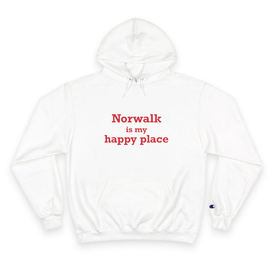 Norwalk is my Happy Place Champion Hoodie