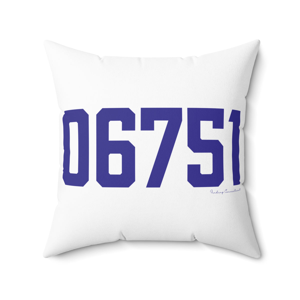 06751 Bethlehem Connecticut Zip Code Polyester Square Pillow