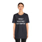 I Really Really Miss East Hampton (white) Unisex Jersey Short Sleeve Tee