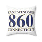 East Windsor 860 Connecticut Polyester Square Pillow