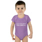 Just a kid from Trumbull  Infant Baby Rib Bodysuit