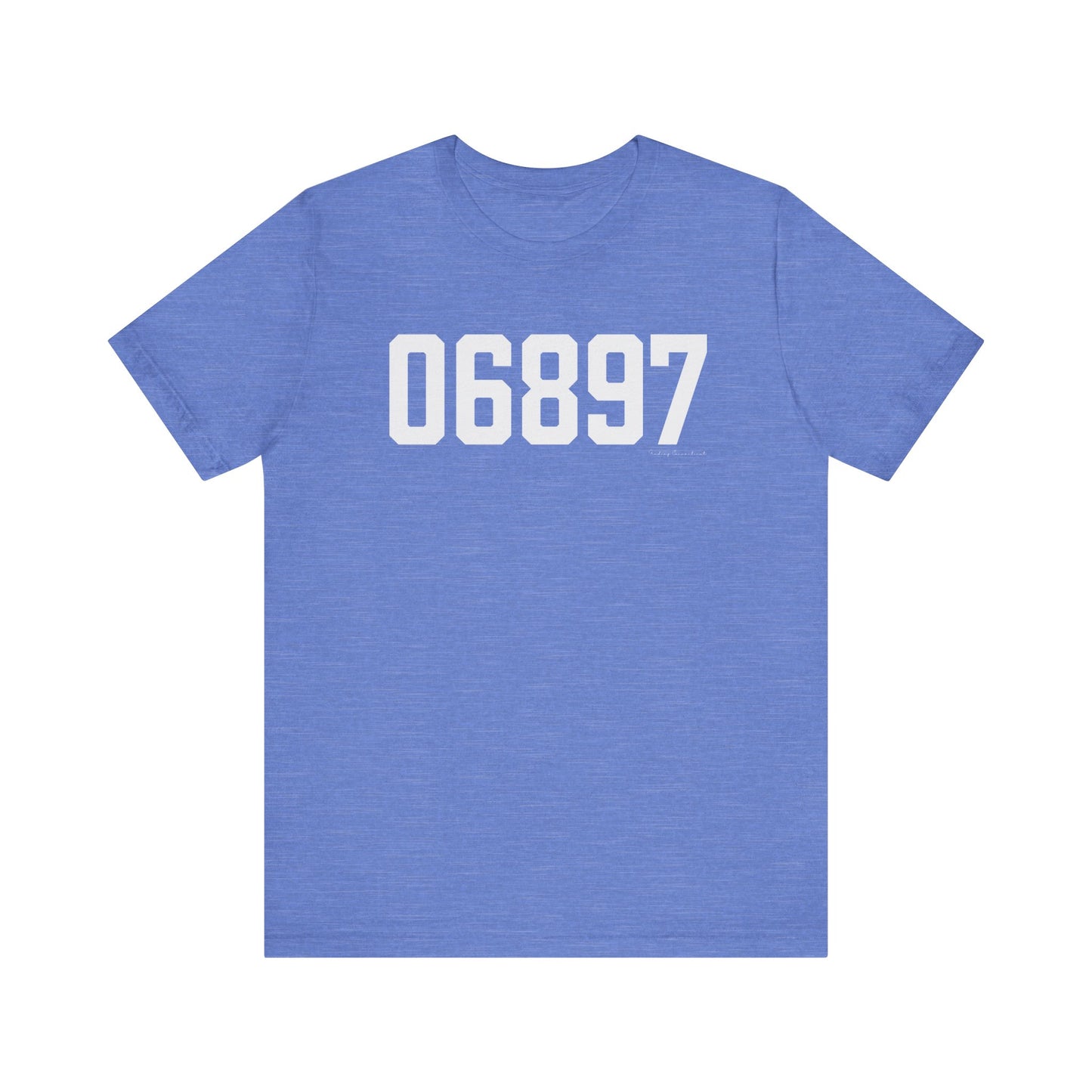 06897 Wilton CT Zip Code Unisex Jersey Short Sleeve T-Shirt