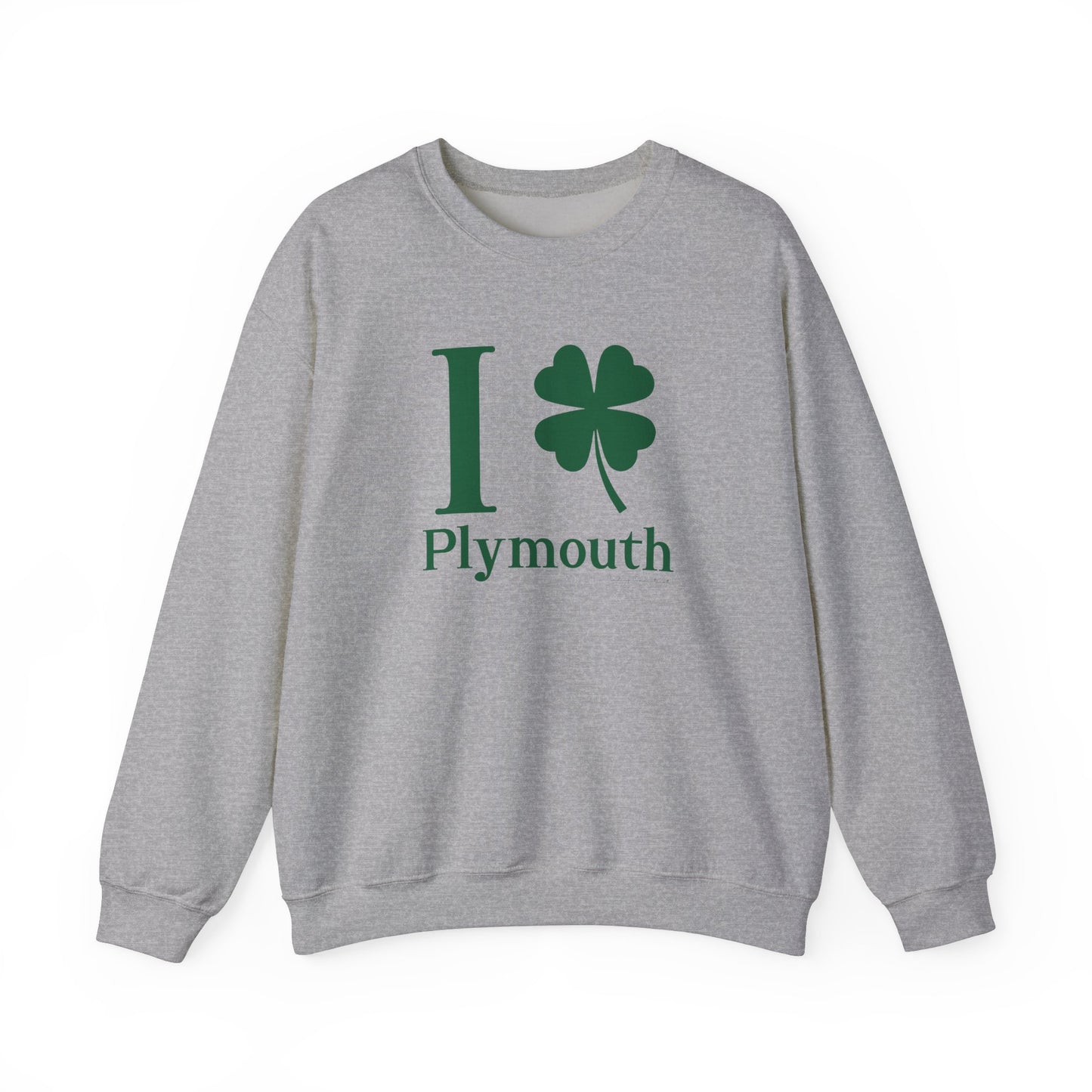 I Clover Plymouth Unisex Heavy Blend™ Crewneck Sweatshirt