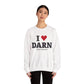 I Heart DARN Unisex Heavy Blend™ Crewneck Sweatshirt