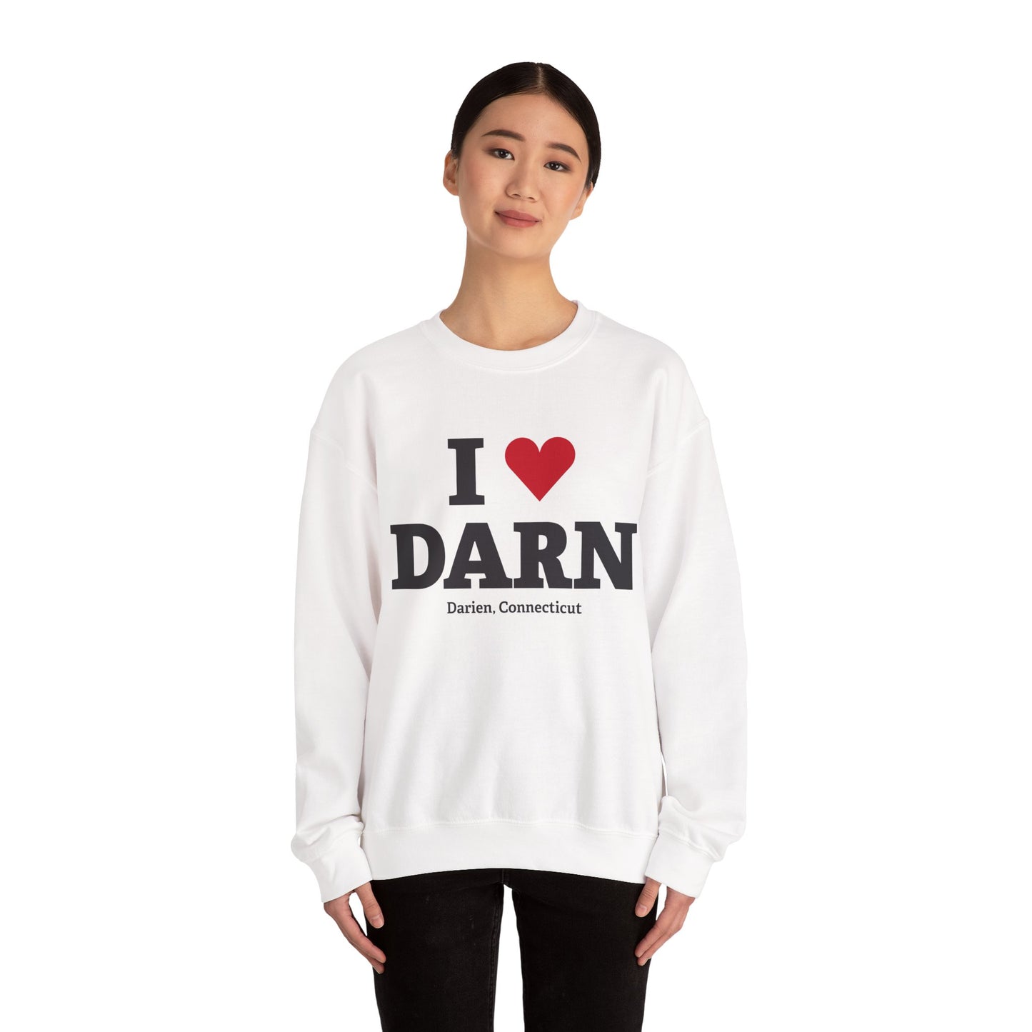 I Heart DARN Unisex Heavy Blend™ Crewneck Sweatshirt