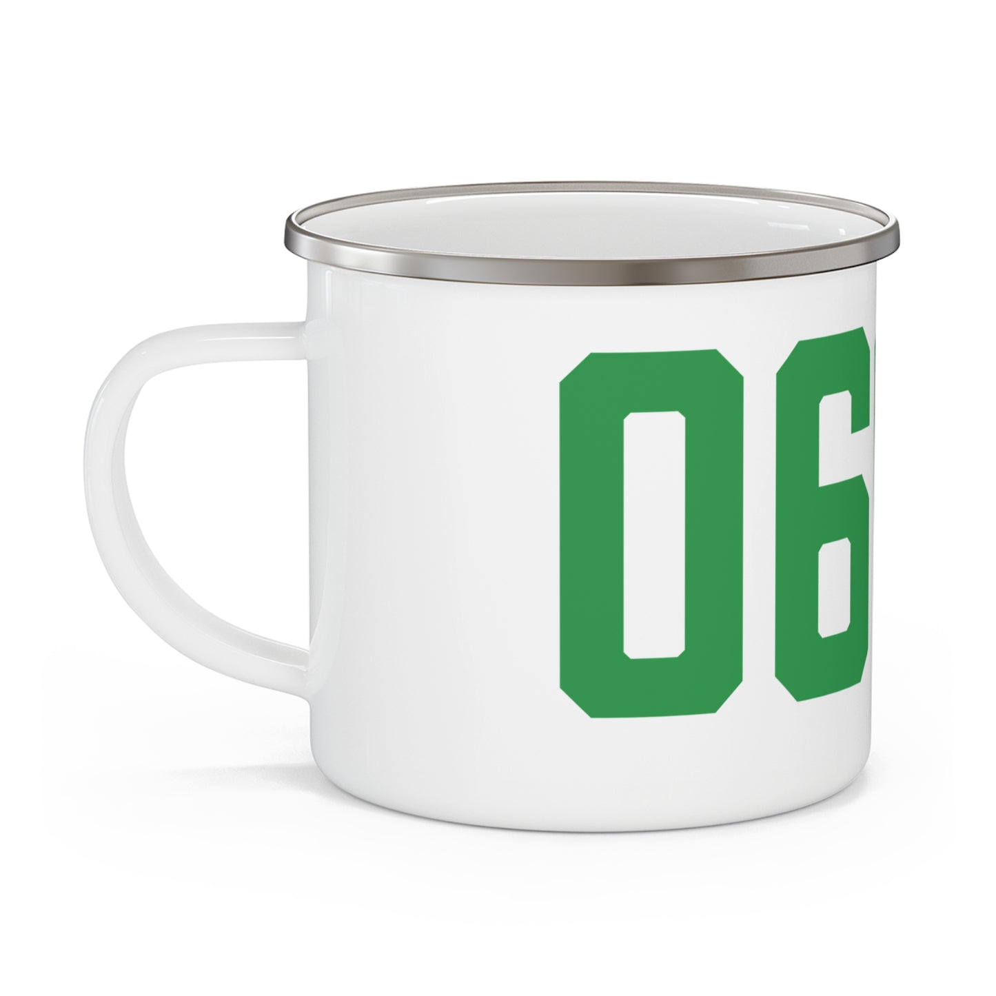 06612 Easton Connecticut Zip Code Enamel Camping Mug