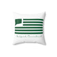 Guilford Connecticut St. Patrick’s Day Flag Spun Polyester Square Pillow
