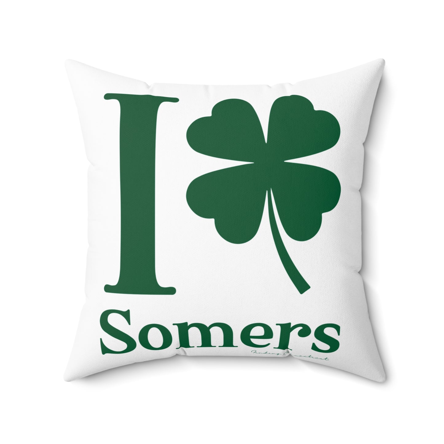 I Clover Somers Spun Polyester Square Pillow