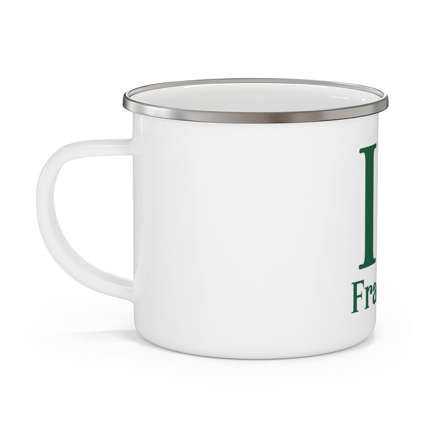 I Clover Franklin Enamel Camping Mug