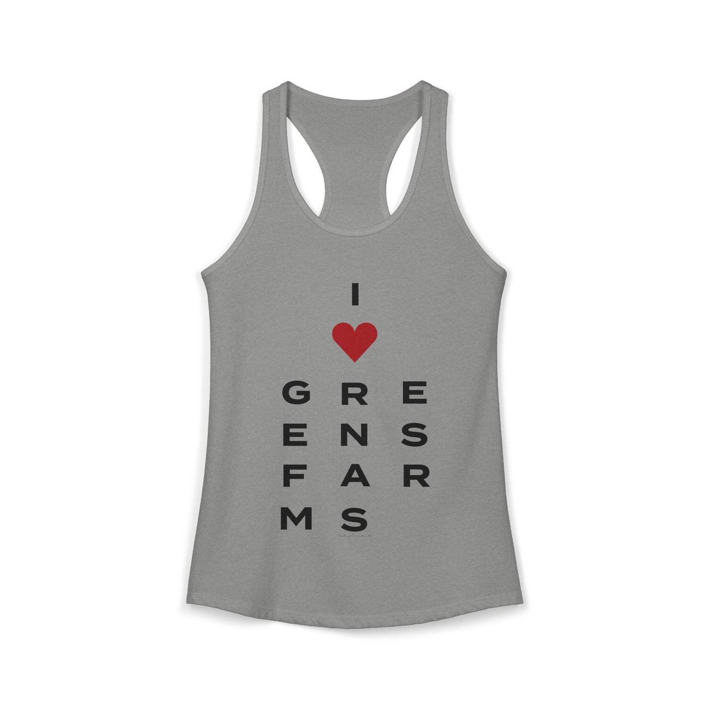 Greens Farms Vision Women's Ideal Racerback Tank Top