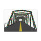 Saugatuck Bridge Lights Matte Canvas, Stretched, 1.25"