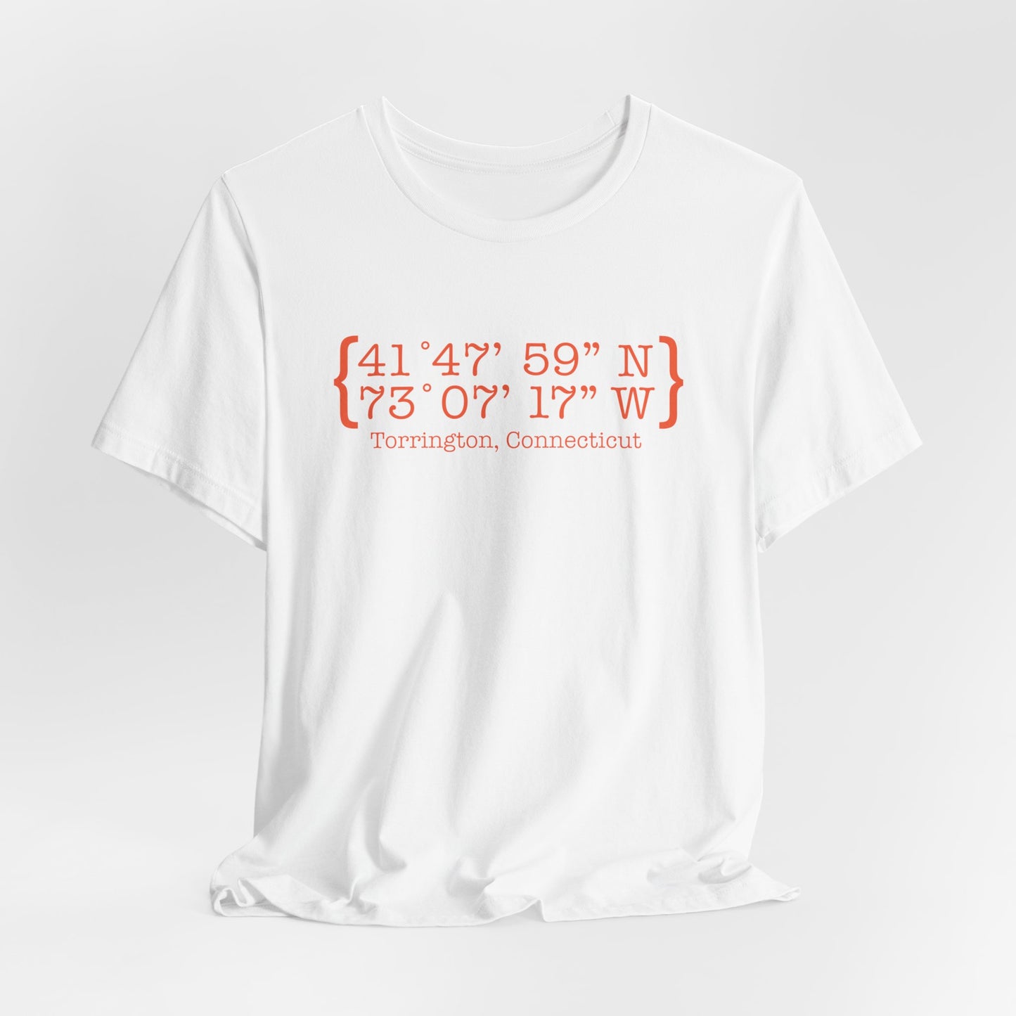 Torrington Coordinates Unisex Jersey Short Sleeve Tee