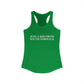 Just a kid from South Norwalk Women's Ideal Racerback Tank Top