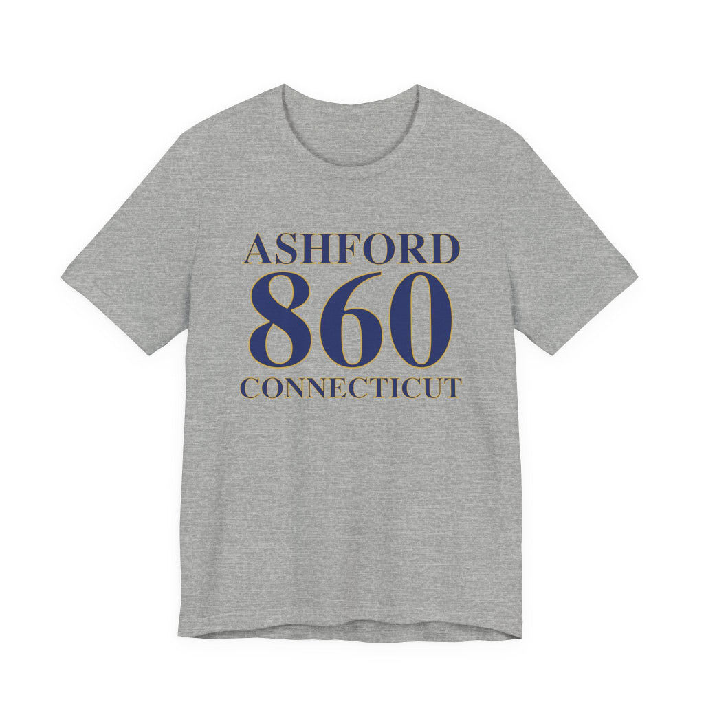 Ashford 860 Connecticut t shirt  - ashford connecticut gifts and merch by finding connecticut 