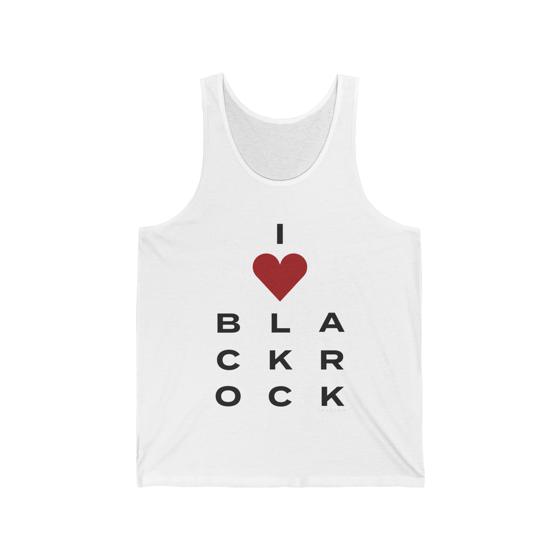 Black Rock unisex tank top // black rock bridgeport connecticut gifts and merch // finding connecticut 