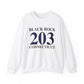 Black rock 203 connecticut // black rock bridgeport connecticut unisex  sweatshirt // finding connecticut 