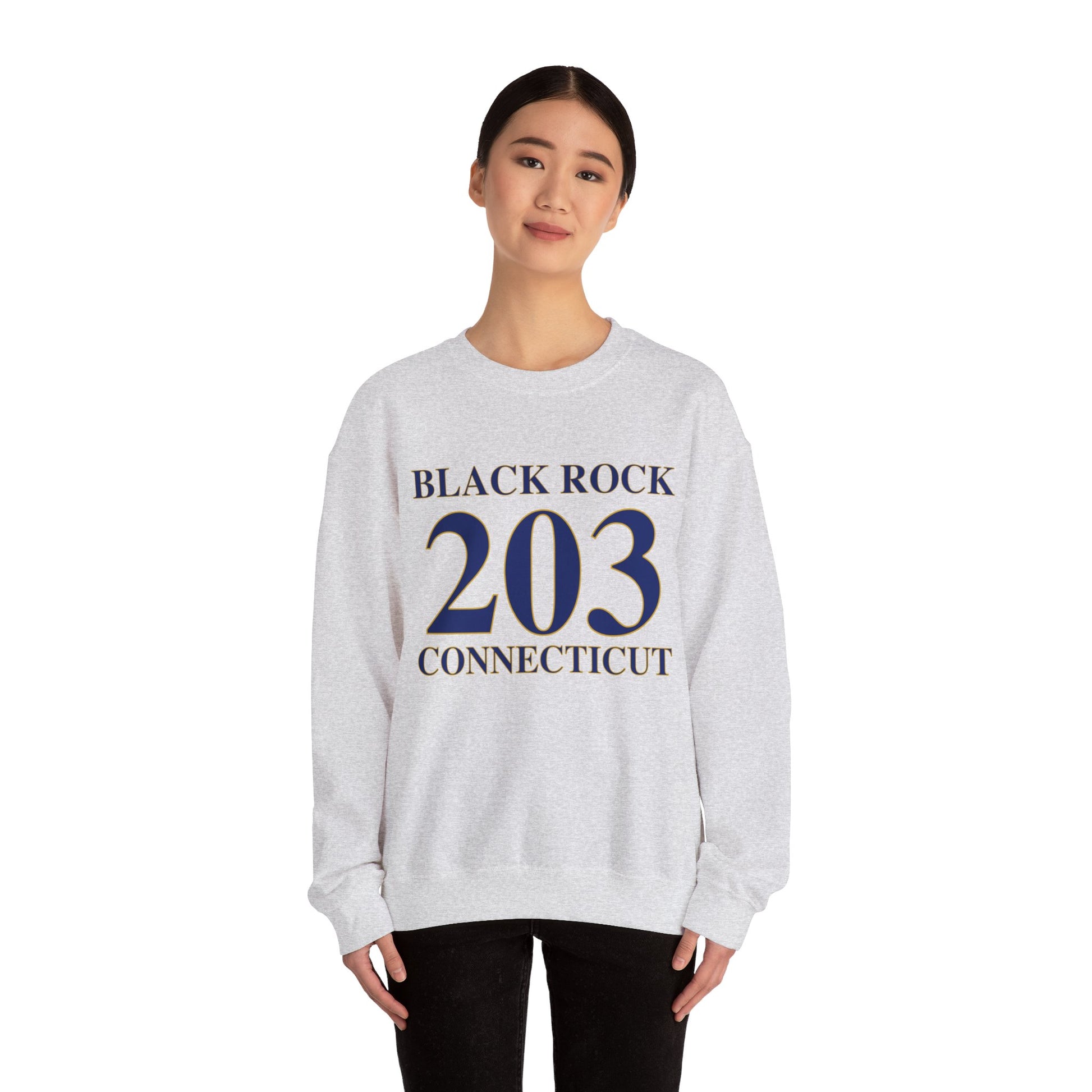 Black rock 203 connecticut // black rock bridgeport connecticut unisex  sweatshirt // finding connecticut 