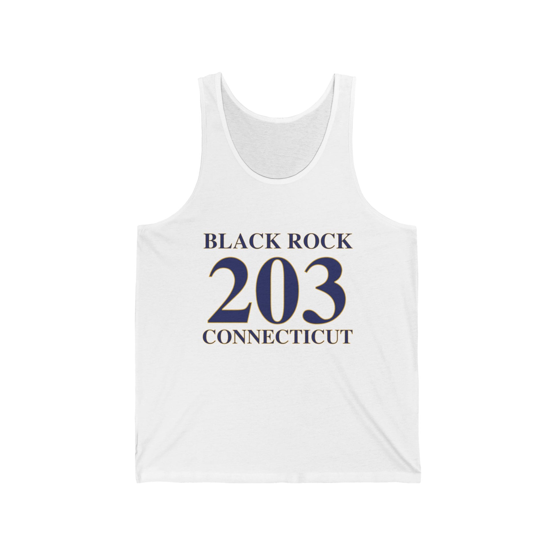 Black rock 203 connecticut // black rock bridgeport connecticut unisex tank top shirts // finding connecticut 