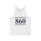 Bloomfield 860 Connecticut // Bloomfield Connecticut unisex tank top shirt  // finding connecticut 