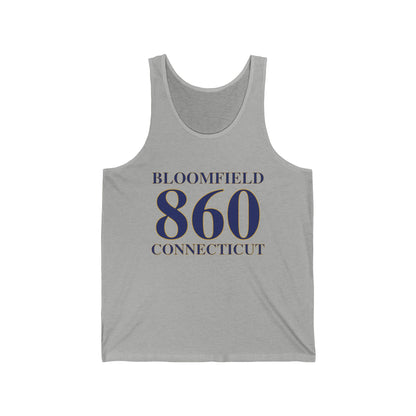 Bloomfield 860 Connecticut // Bloomfield Connecticut unisex tank top shirt  // finding connecticut 