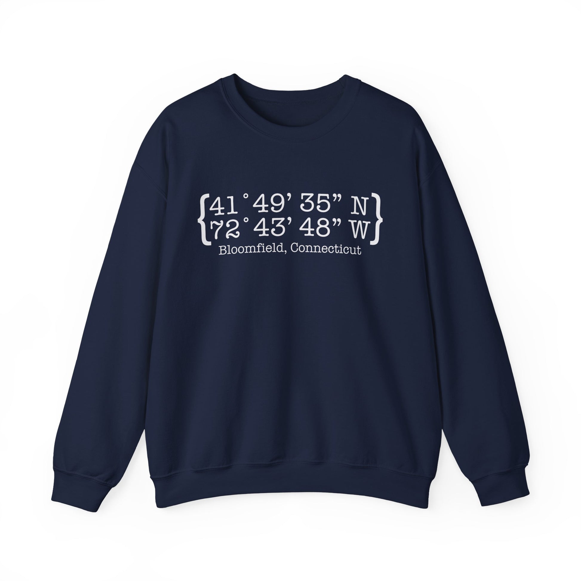 Bloomfield Coordinates // Bloomfield CT unisex  sweatshirts // finding connecticut 