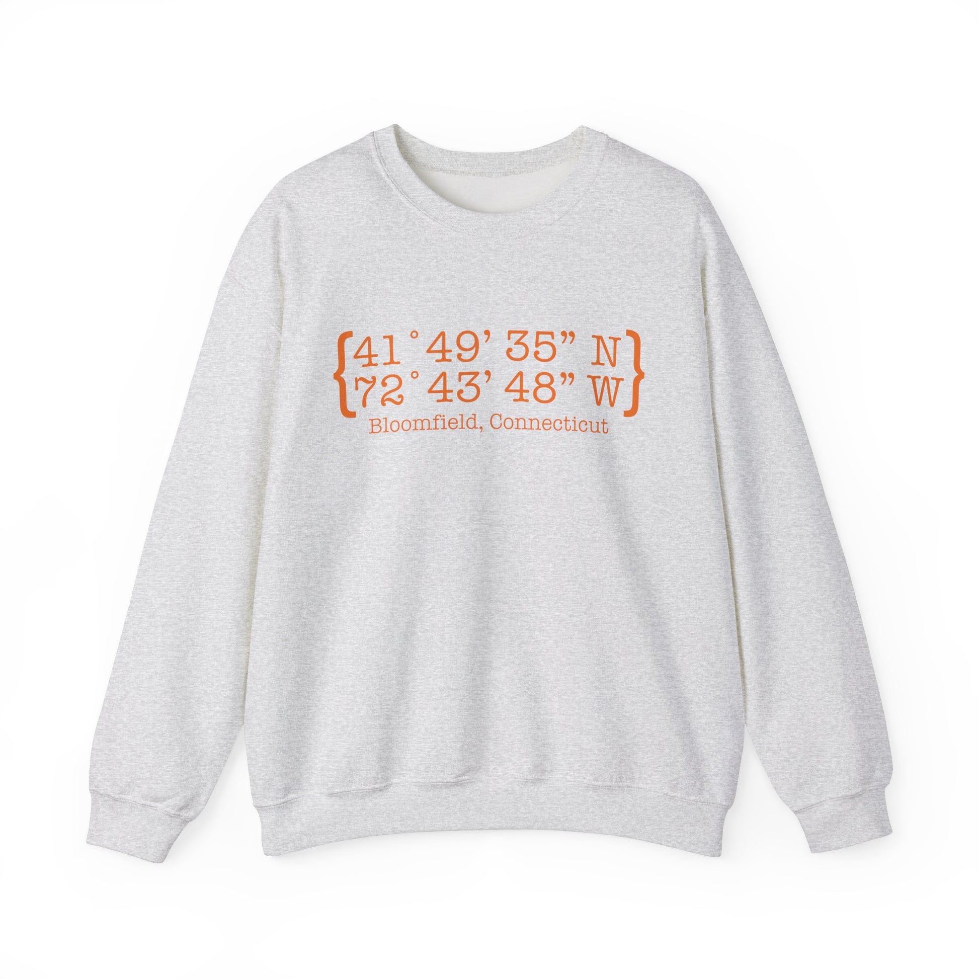 Bloomfield Coordinates // Bloomfield Connecticut unisex sweatshirts // finding connecticut 
