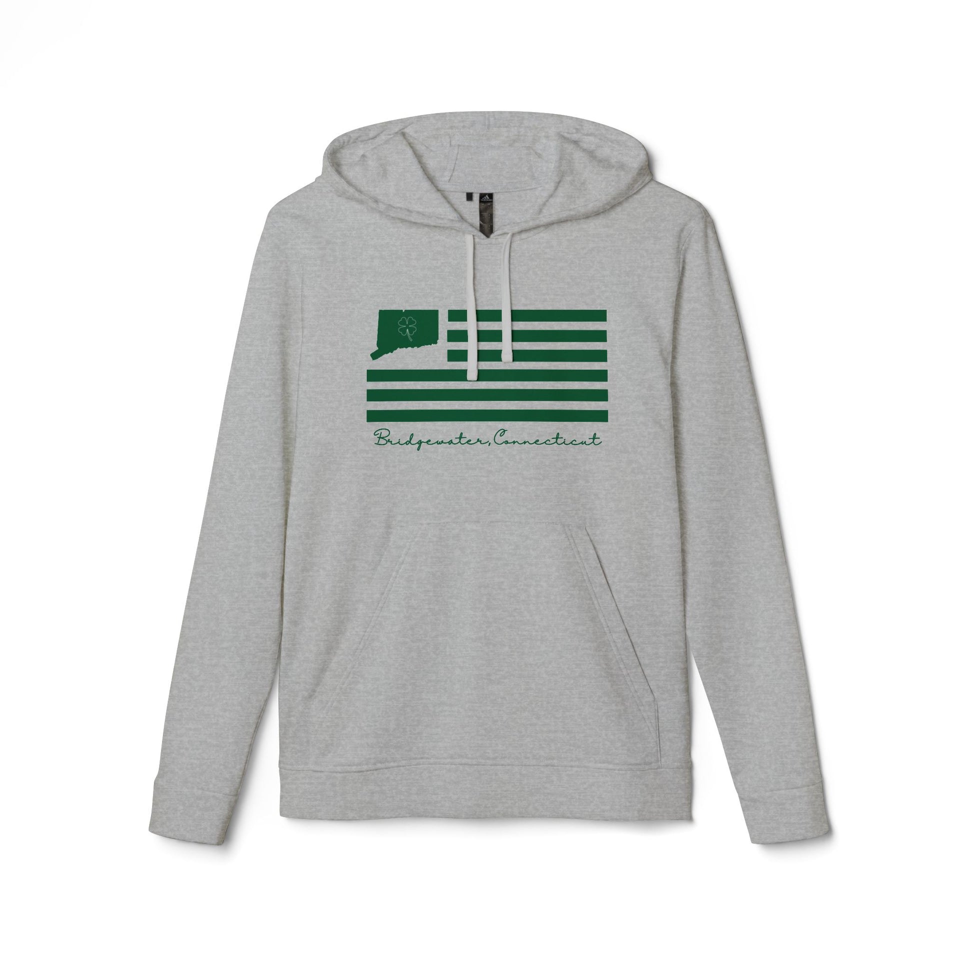 Bridgewater St. Patrick's Day flag // Bridgewater Connecticut adidas unisex hoodies sweatshirt // finding connecticut 
