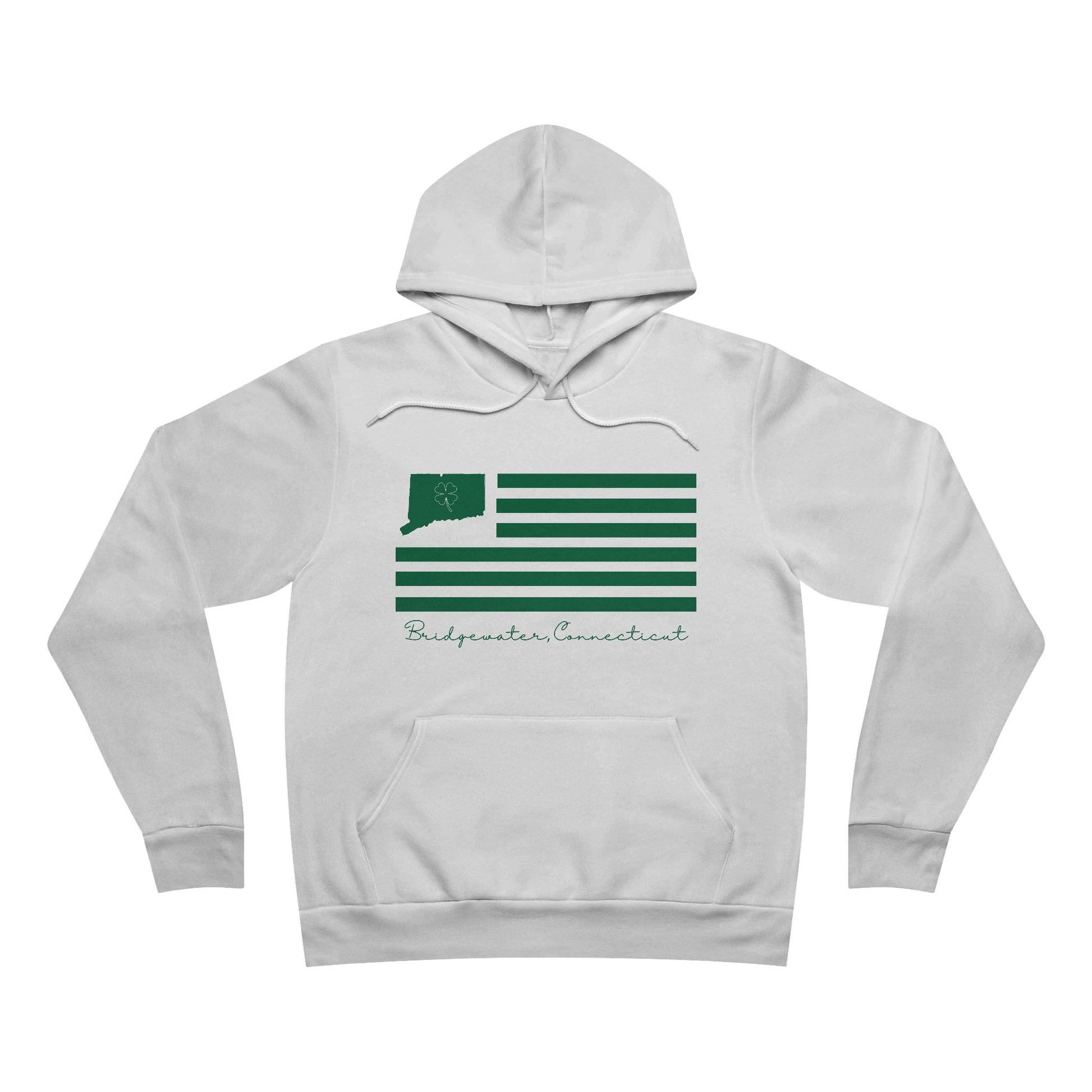 Bridgewater St. Patrick's Day flag // Bridgewater Connecticut unisex hoodies sweatshirt // finding connecticut 