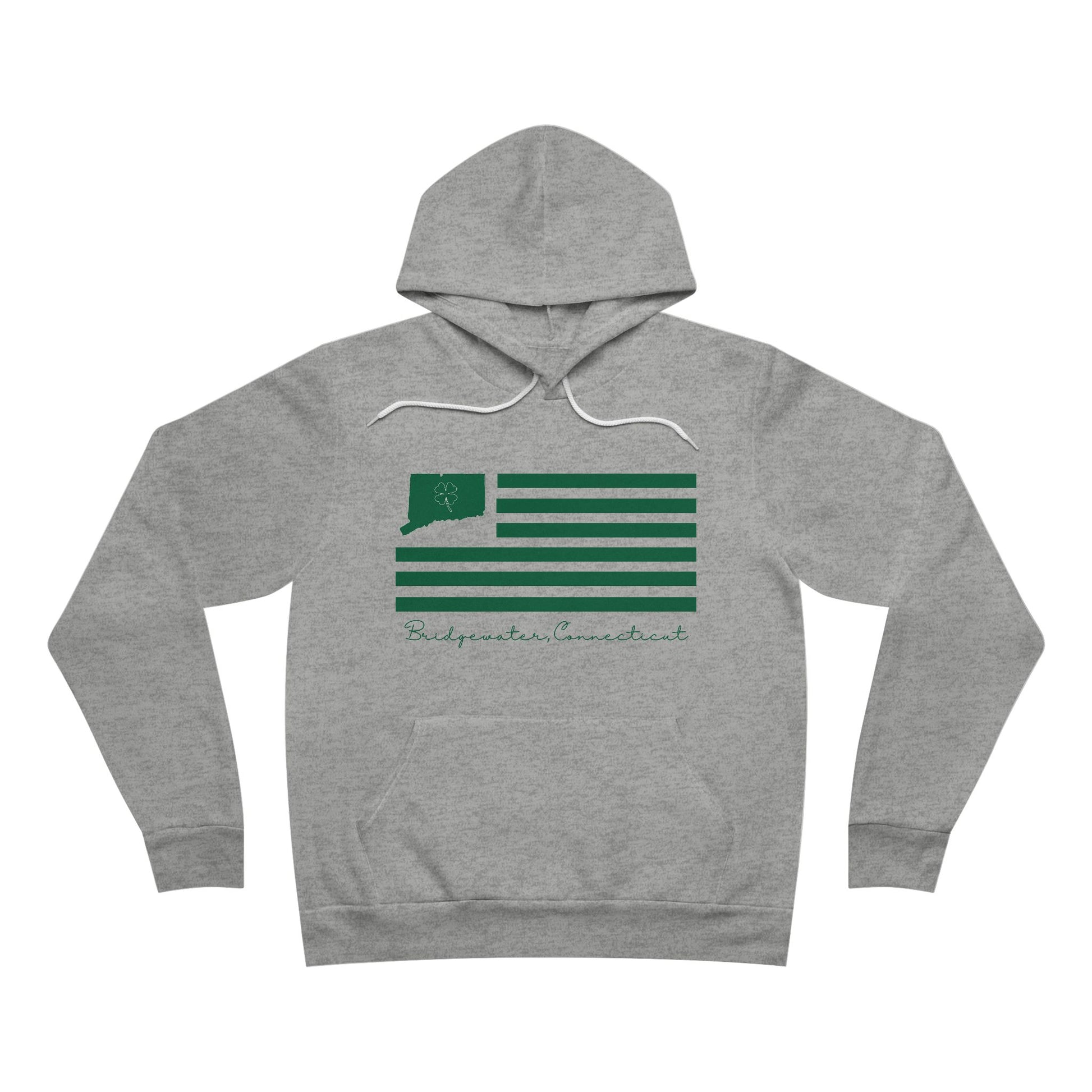 Bridgewater St. Patrick's Day flag // Bridgewater Connecticut unisex hoodies sweatshirt // finding connecticut 