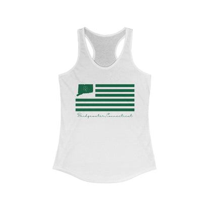 Bridgewater St. Patrick's Day flag // Bridgewater Connecticut womens tank top shirt // finding connecticut 