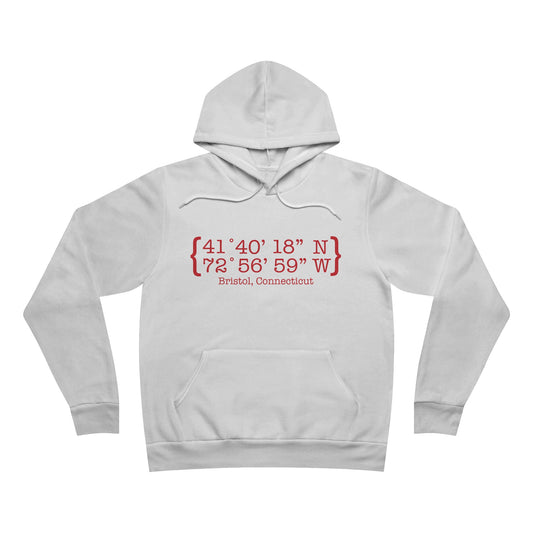 Bristol Coordinates // Bristol Connecticut hoodie sweatshirt // finding connecticut 