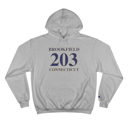 Brookfield 203 Connecticut - Brookfield Connecticut unisex champion hoodie sweatshirt Finding Connecticut