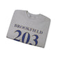 Brookfield 203 Connecticut - Brookfield Connecticut unisex sweatshirt Finding connecticut