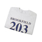 Brookfield 203 Connecticut - Brookfield Connecticut unisex sweatshirt Finding Connecticut