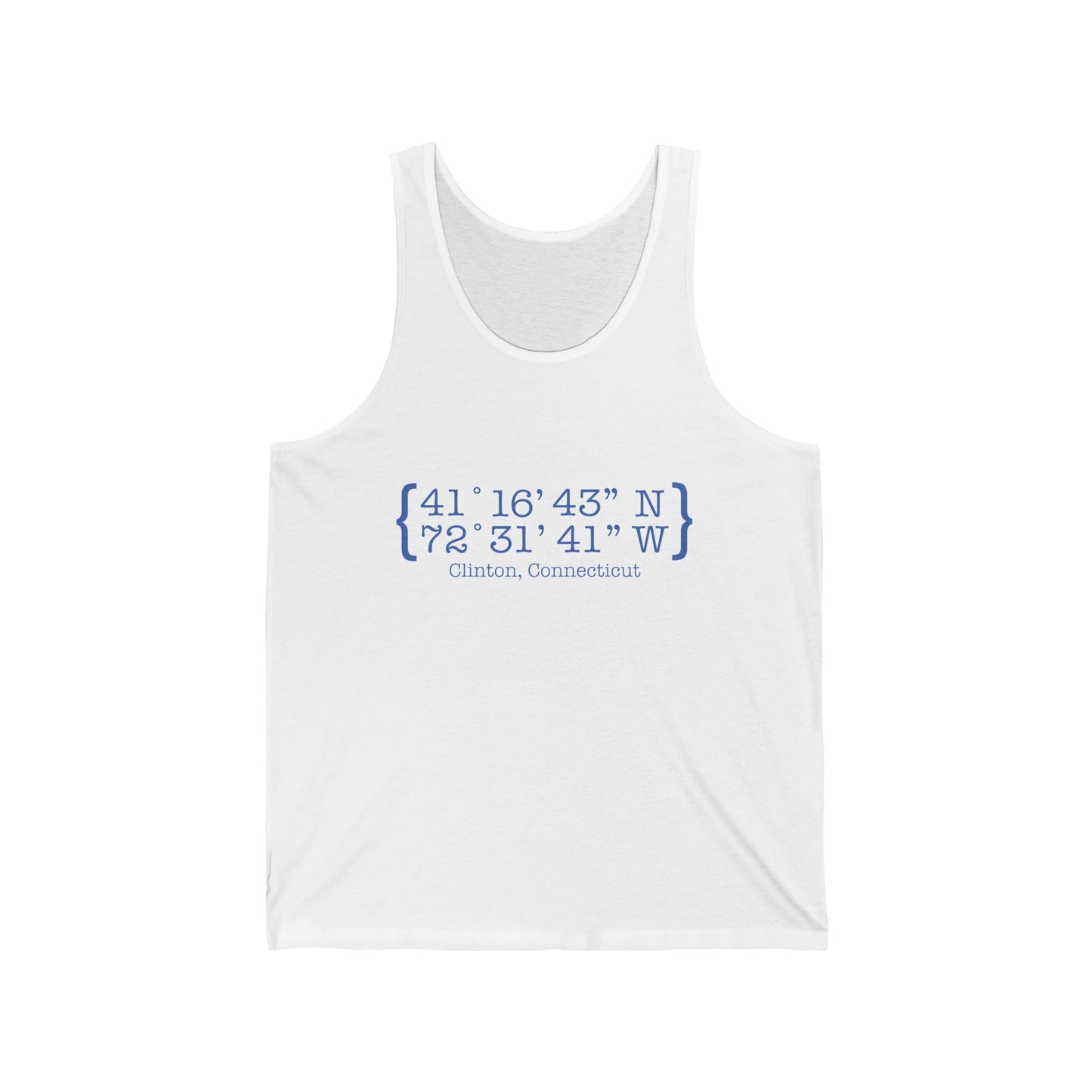 Clinton Coordinates // Clinton connecticut  tank top shirt // finding Connecticut  