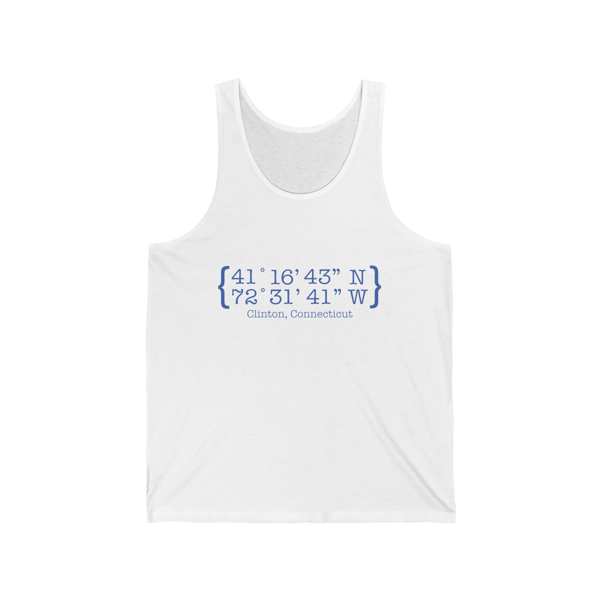 Clinton Coordinates // Clinton connecticut  tank top shirt // finding Connecticut  
