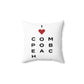 Compo Beach vision // Compo beach westport connecticut pillow and home decor // westport connecticut merch and gifts // finding connecticut 