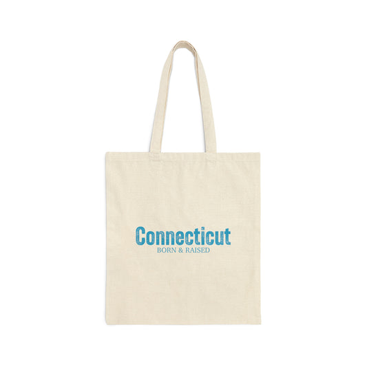 Connecticut born and raised tote bag //connecticut gifts and merch // finding connecticut 