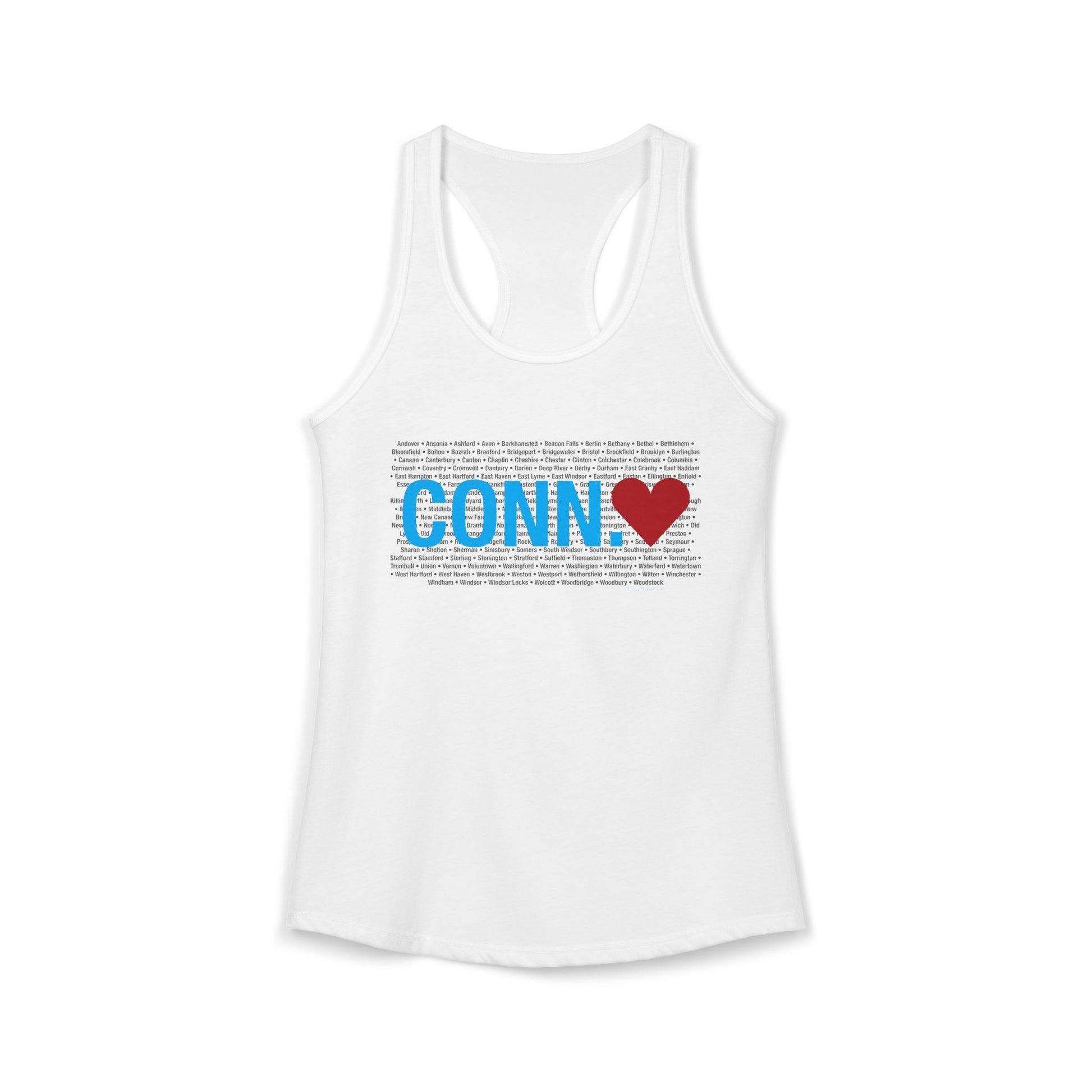 Connecticut womens tank top shirt // connecticut gifts and merch // finding connecticut 