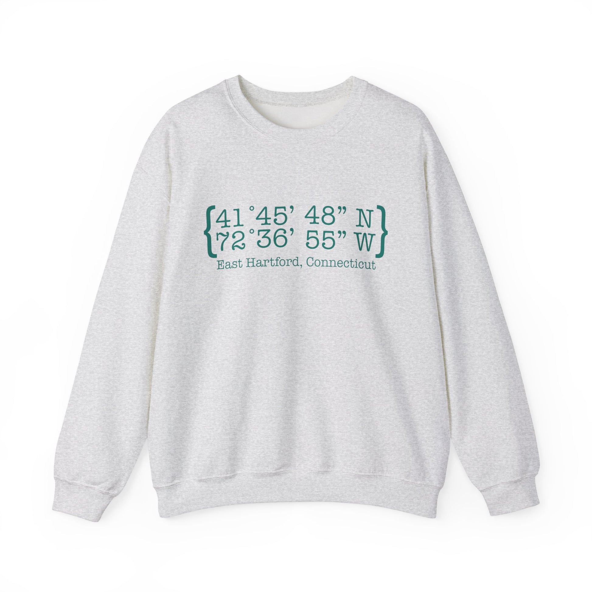 East Hartford Coordinates // East Hartford  CT unisex  sweatshirt // finding connecticut