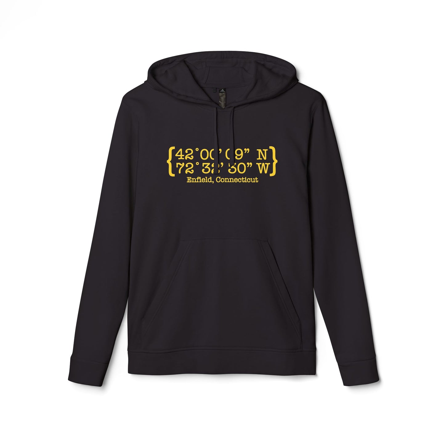 Enfield Coodinates // Enfield Connecticut adidas unisex hoodie sweatshirt // finding conencticut  