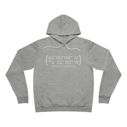 Enfield Coordinates // enfield ct unisex hoodie sweatshirts // finding connecticut 