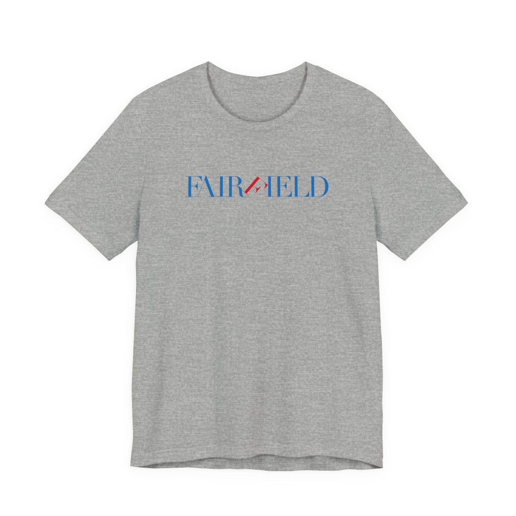 Fairfield 41 tilt t shirt - fairfield connecticut gifts and merch by finding connecticut 