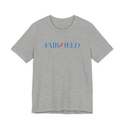 Fairfield 41 tilt t shirt - fairfield connecticut gifts and merch by finding connecticut 