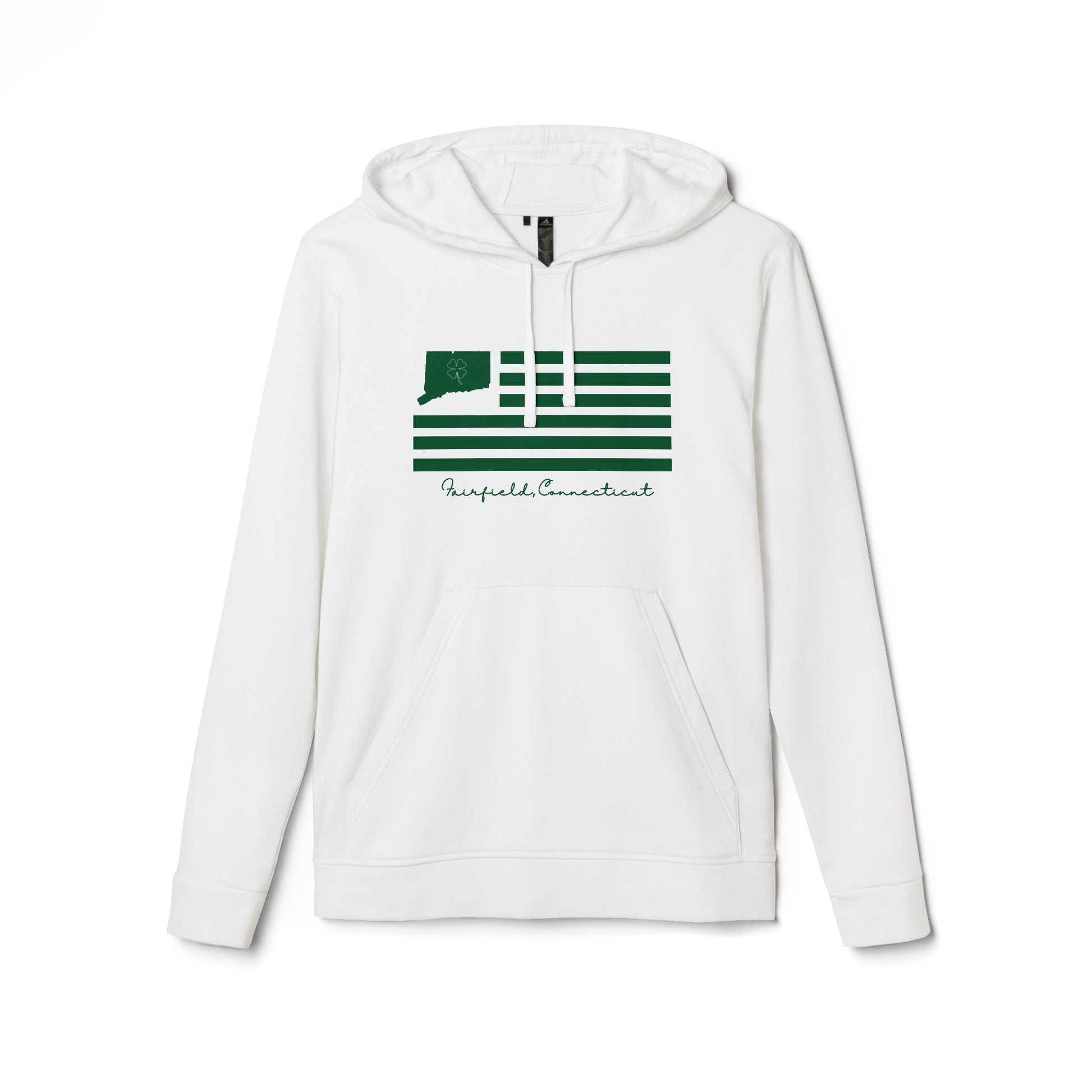 Fairfield Connecticut St. Patrick's day adidas hoodie sweatshirt 