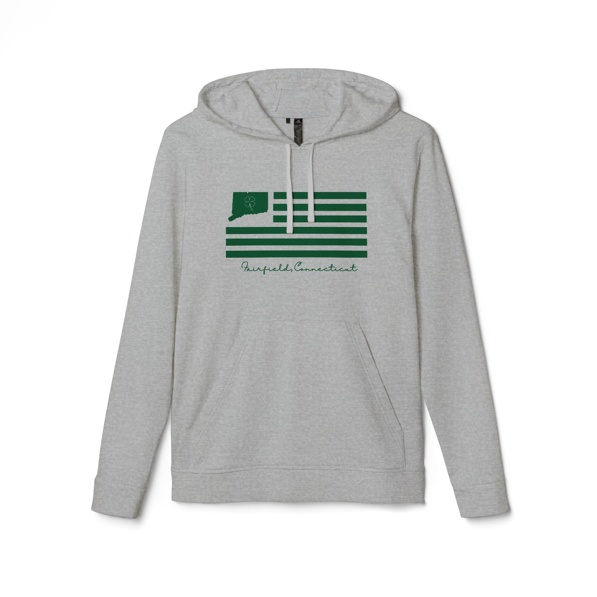 Fairfield Connecticut St. Patrick's day adidas hoodie sweatshirt 